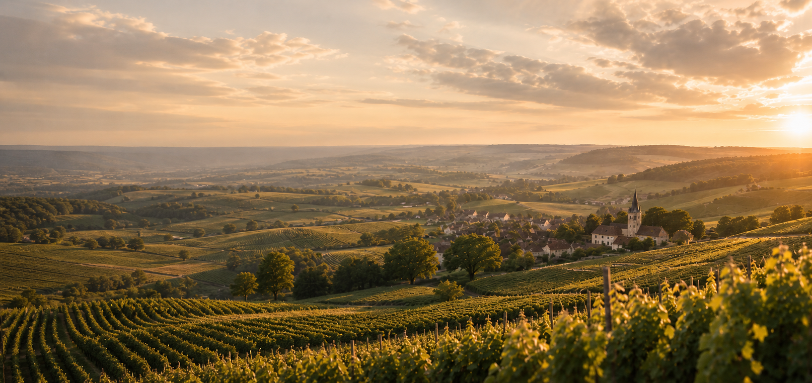 Landschap van Côte des Bar (Aube)