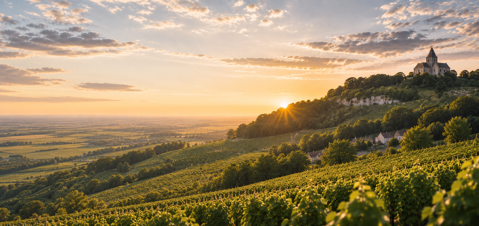 Landschap van Massif de Saint-Thierry