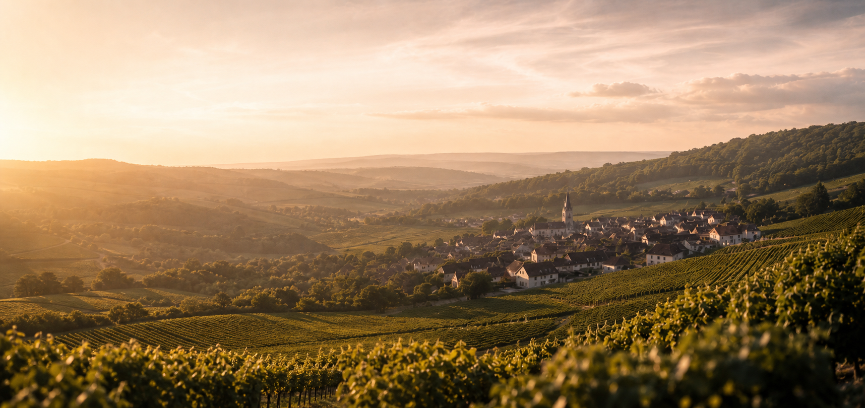 Landschap van Montagne de Reims